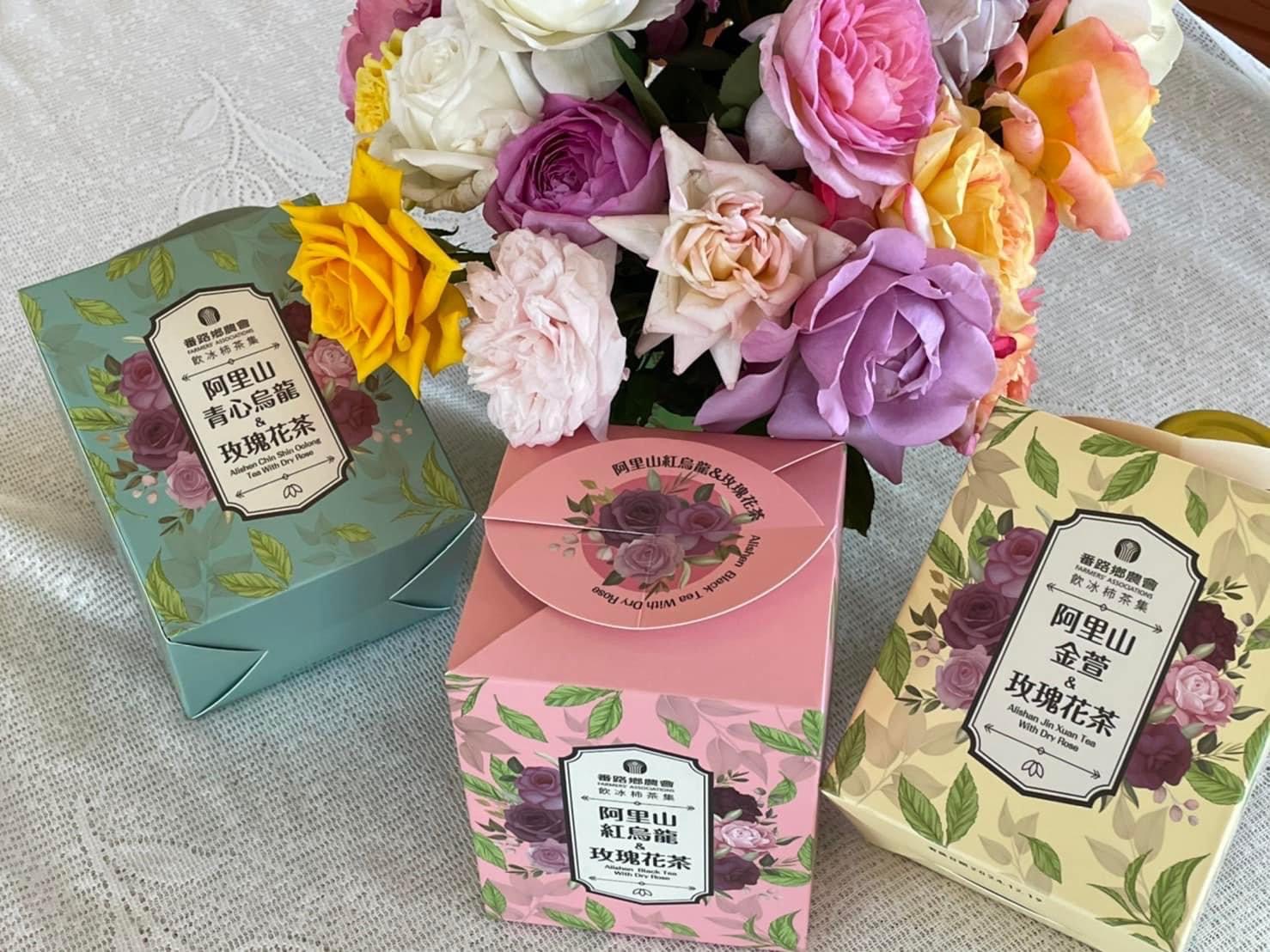 阿里山玫瑰花茶-綜合伴手禮/青心烏龍+紅烏龍+金萱