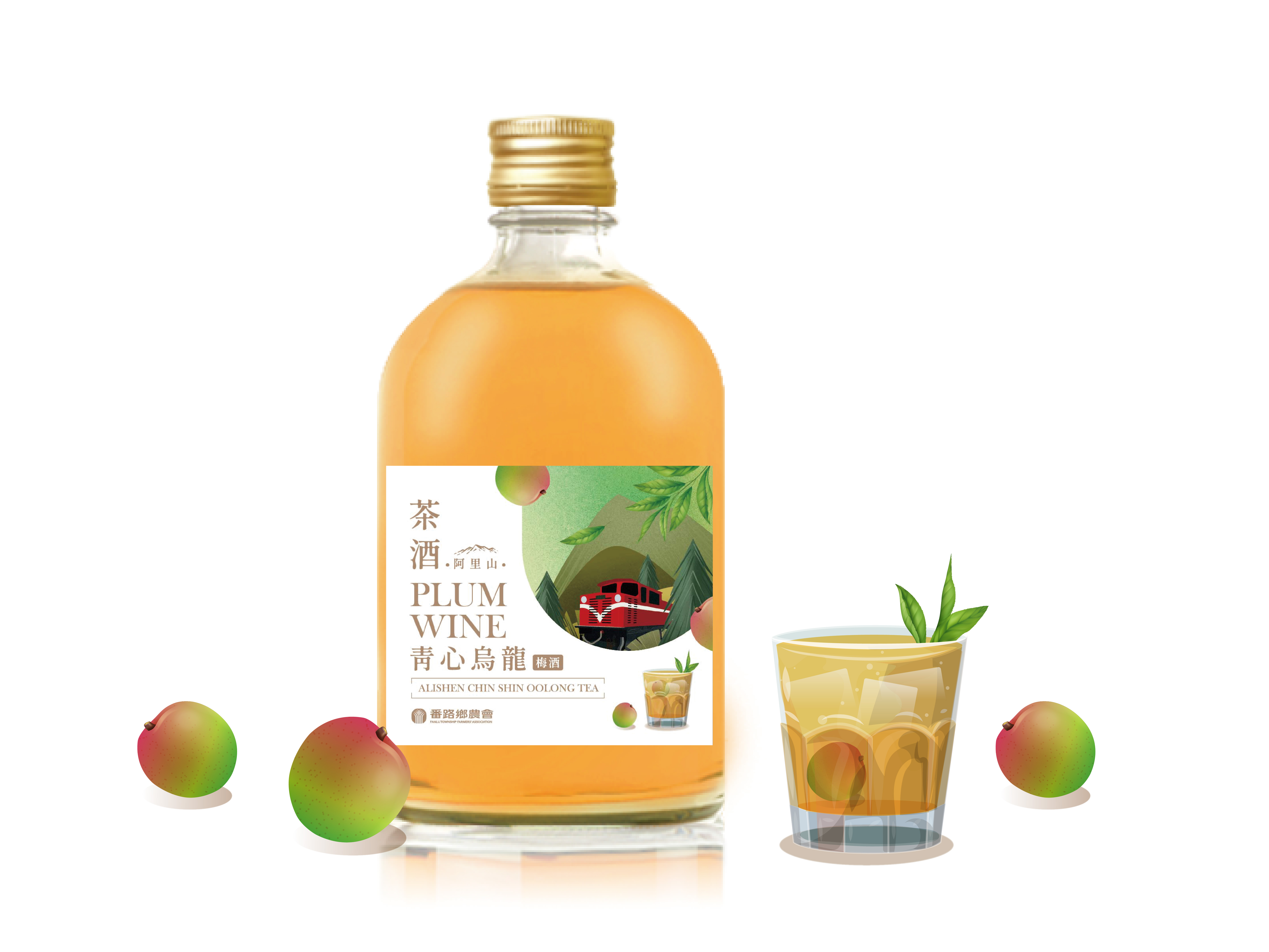 阿里山茶酒系列-青心烏龍梅酒